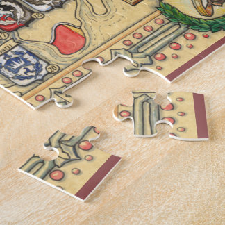 Quebra-cabeça Mapa heráldico do mundo conhecido