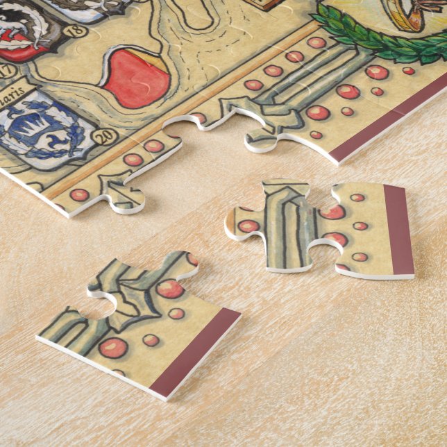 Quebra-cabeça Mapa heráldico do mundo conhecido (Lateral)