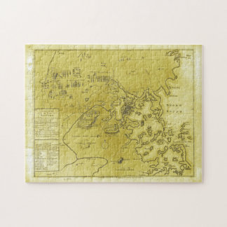 Quebra-cabeça Mapa Histórico da Guerra Revolucionária Americana 