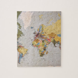 Quebra-cabeça mapa mundial