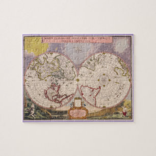 Quebra-cabeça Mapa Mundial Antiquado