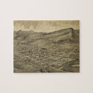 Quebra-cabeça Mapa pictórico do vintage de Helena Montana (1875