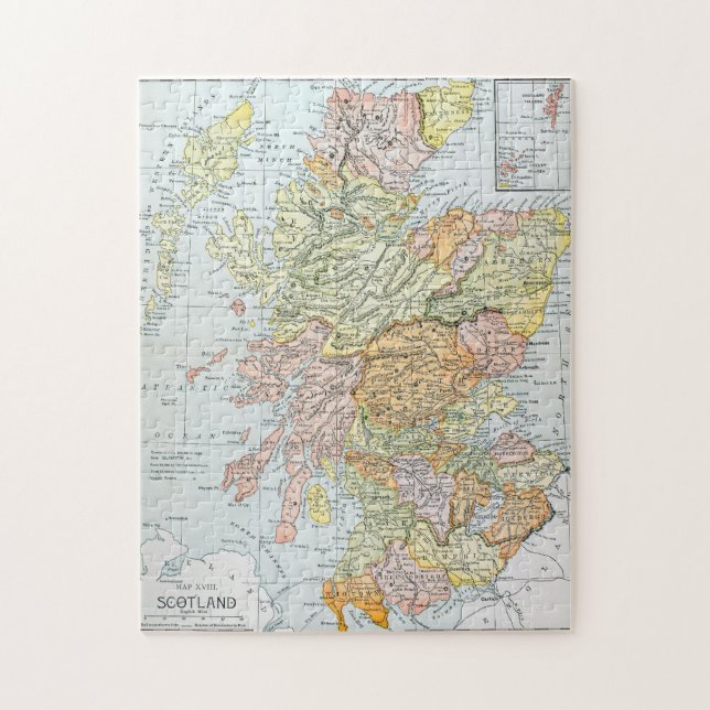 QUEBRA-CABEÇA MAPA: SCOTLAND (Vertical)