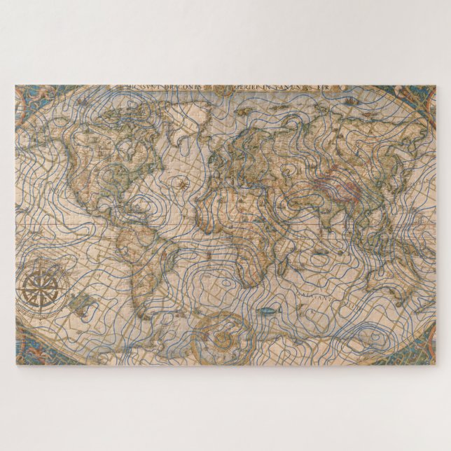 Quebra-cabeça Mappa Mundi (Horizontal)