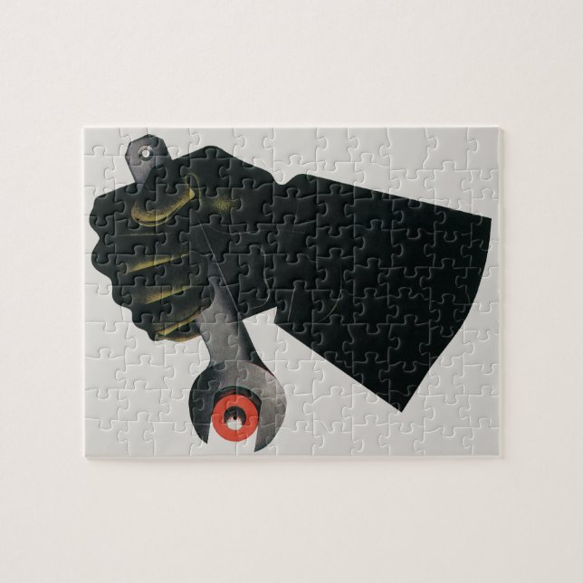 Quebra-cabeça Máquina de Fábrica de Manufatura Empresarial Antig (Horizontal)