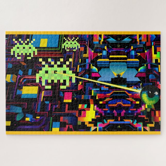 Quebra-cabeça Máquina de Morte de Arcade em Patrulha - Arte de K (Horizontal)