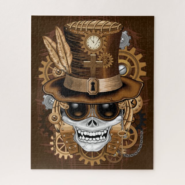 Quebra-cabeça Máquina de Retro de Voodoo Steampunk (Vertical)