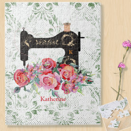 Quebra-cabeça Máquina De Serradura Floral A Rosa Personalizada J
