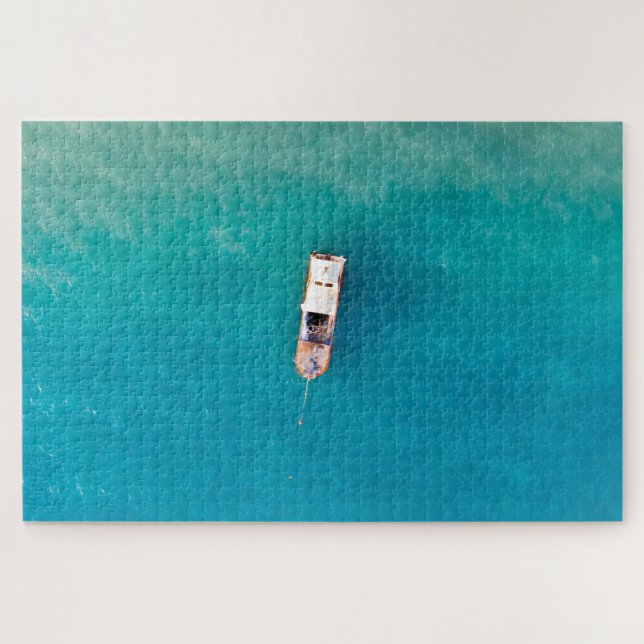 Quebra-cabeça Mar Azul (Horizontal)