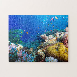 Quebra-cabeça Mar coral - peixes & recife tropicais -