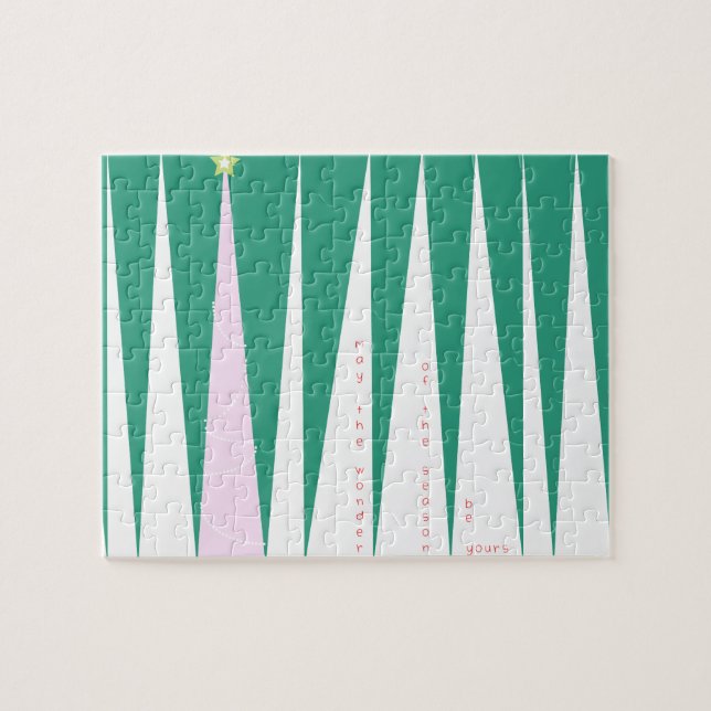 Quebra-cabeça Maravilha da Árvore de Natal da temporada (Horizontal)