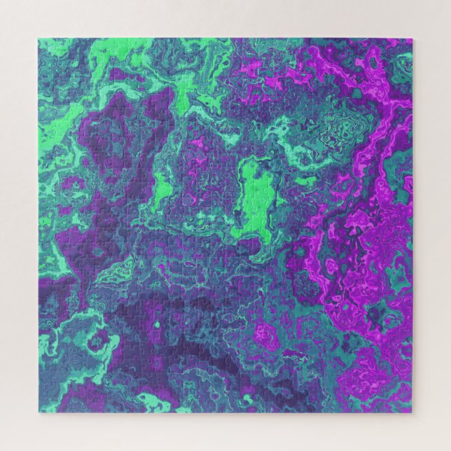 Quebra-cabeça Marbled Neon (Vertical)