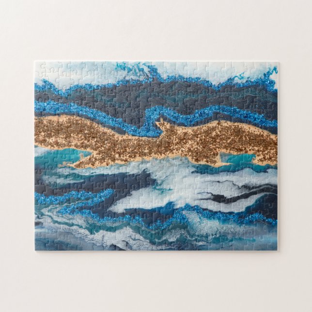 Quebra-cabeça Marbling (Horizontal)