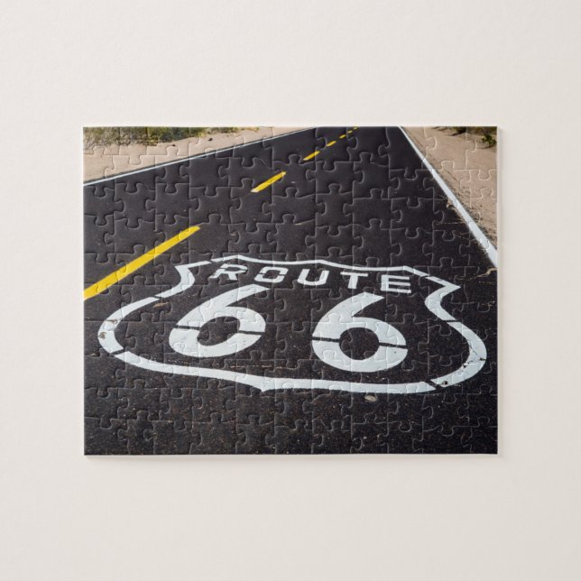 Quebra-cabeça Marcador de rodovia Route 66, Arizona (Horizontal)