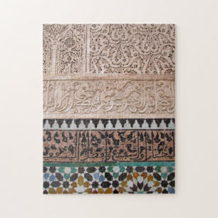 Quebra-cabeça marco mosaico