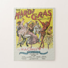 Quebra-cabeça Mardi Gras Poster