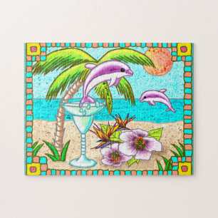 Quebra-cabeça Margarita Dolphin Splash
