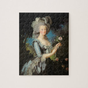 Quebra-cabeça Marie Antoinette com um rosa, 1783