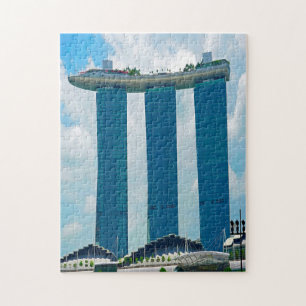 Quebra-cabeça Marina Bay Areia Singapura.