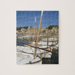 Quebra-cabeça Marina, Port de Soller, Costa oeste, Mallorca,