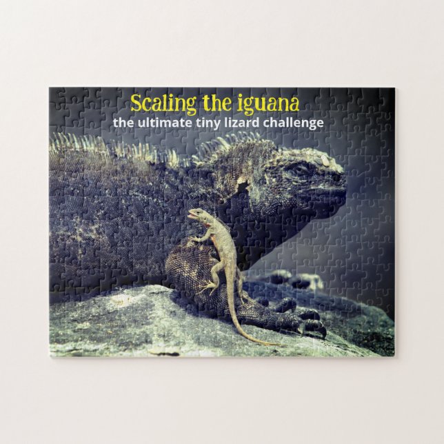 Quebra-cabeça Marine Iguana e Lava Lizard (Horizontal)