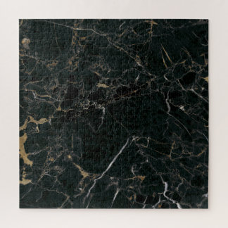 Quebra-cabeça Mármore Preto Elegante: Fundo Texturizado