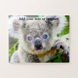 Quebra-cabeça Marsupial de coala, de olhos azuis, Austrália,