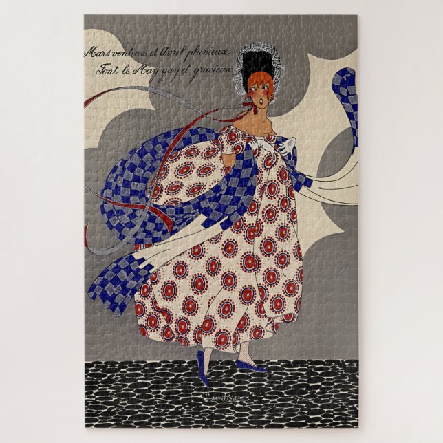 Quebra-cabeça Martha Romme Design de Couture “Nivoise” (Vertical)
