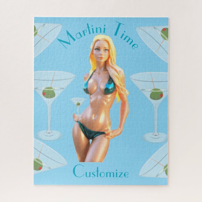 Quebra-cabeça Martini time Bikini Babe Thunder_Cove  (Vertical)