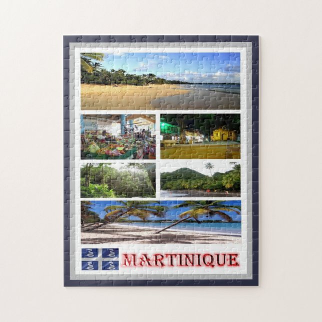 Quebra-cabeça Martinica - Mosaico - (Vertical)