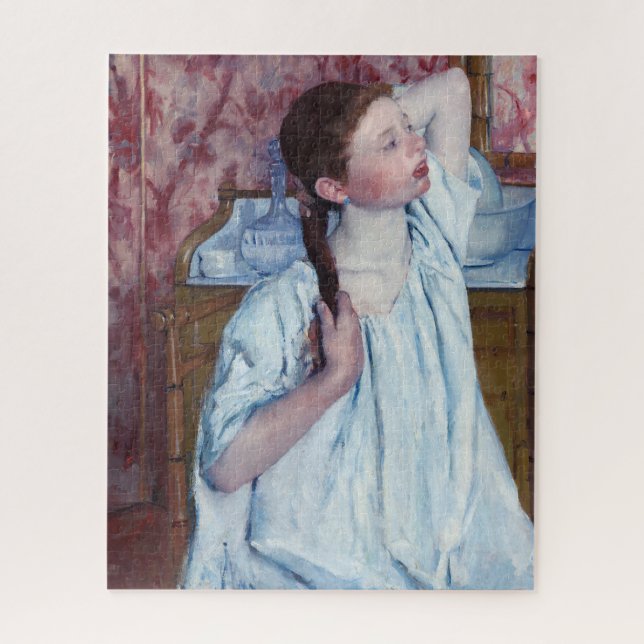 Quebra-cabeça Mary Cassatt - Menina Arrumando o Cabelo (Vertical)