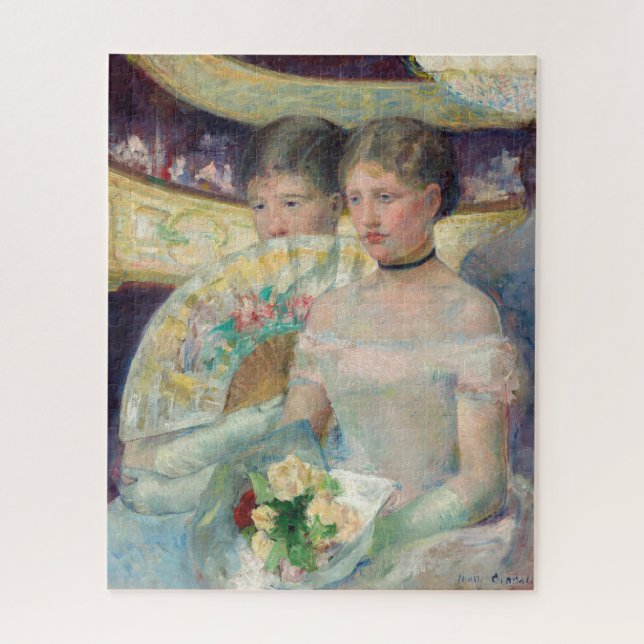 Quebra-cabeça Mary Cassatt - O Loge (Vertical)