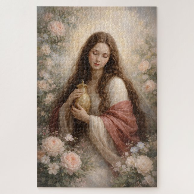 Quebra-cabeça Mary Magdalene Classical Peaceful Timeless Pastel (Vertical)