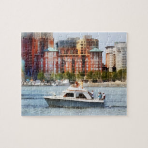 Quebra-cabeça Maryland - Cabin Cruiser por Baltimore Skyline