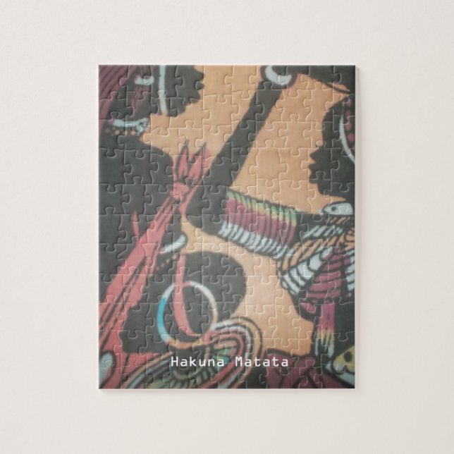 Quebra-cabeça MASAI Hakuna Matata.JPG (Vertical)