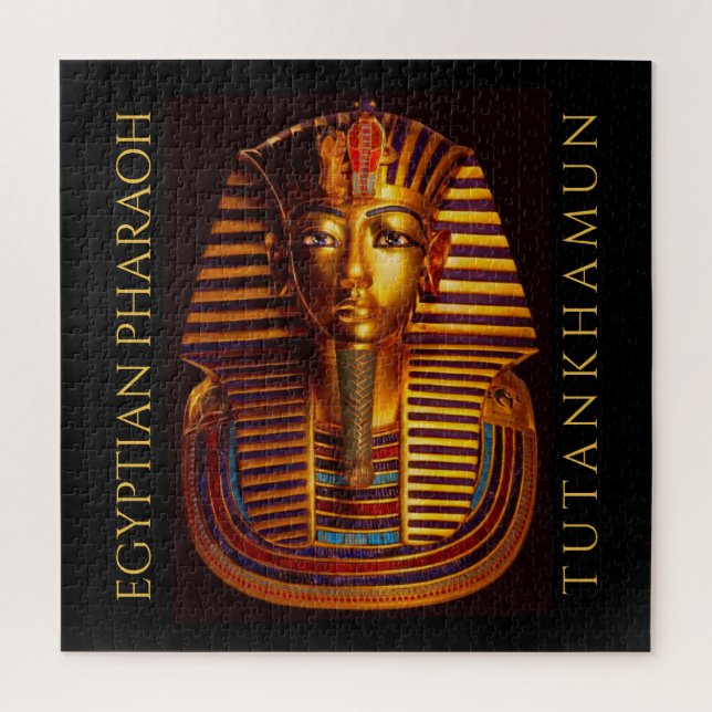 Quebra-cabeça Máscara Dourada do Rei Egípcio Tutankhamun (Vertical)