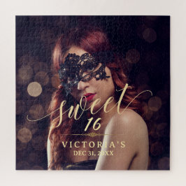 Quebra-cabeça Mascarada Foto Doce 16 Aniversário