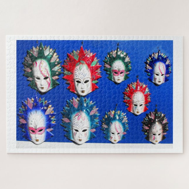 Quebra-cabeça Máscaras faciais (Horizontal)