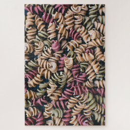 Quebra-cabeça Massa de Fusilli Colorida Grande