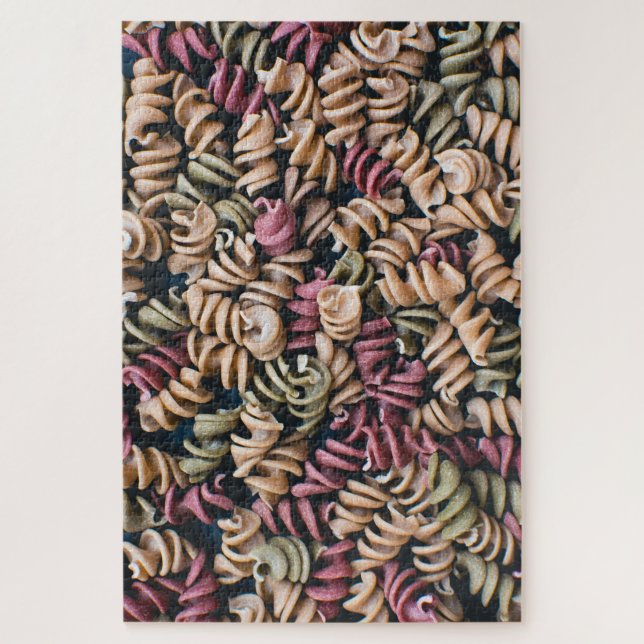 Quebra-cabeça Massa de Fusilli Colorida Grande (Vertical)