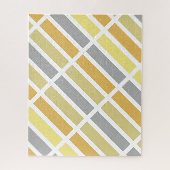 Quebra-cabeça Matizes de metal de bronze prateado Dourado (Vertical)