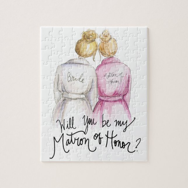 Quebra-cabeça Matrona da honra? Empregada doméstica do bolo do (Vertical)