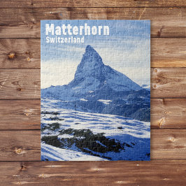 Quebra-cabeça Matterhorn Antigo, Suíça