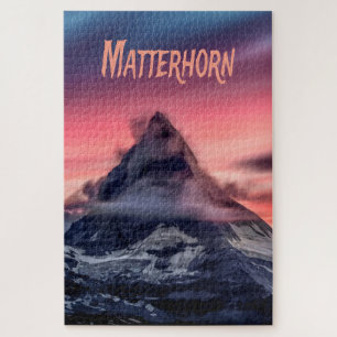 Quebra-cabeça Matterhorn Mountain Europe Alpes Suiça Itália