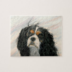 Quebra-cabeça Mattie o Spaniel de rei Charles descuidado