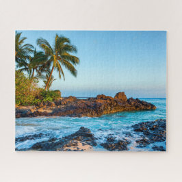 Quebra-cabeça Maui Sunset na praia secreta em Sunset