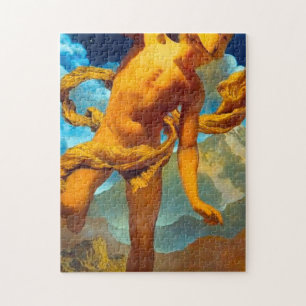Quebra-cabeça Maxfield Parrish Prometheus