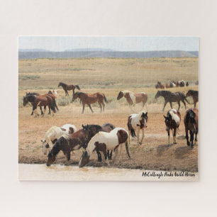 Quebra-cabeça McCullough Peaks Cavalos Selvagens
