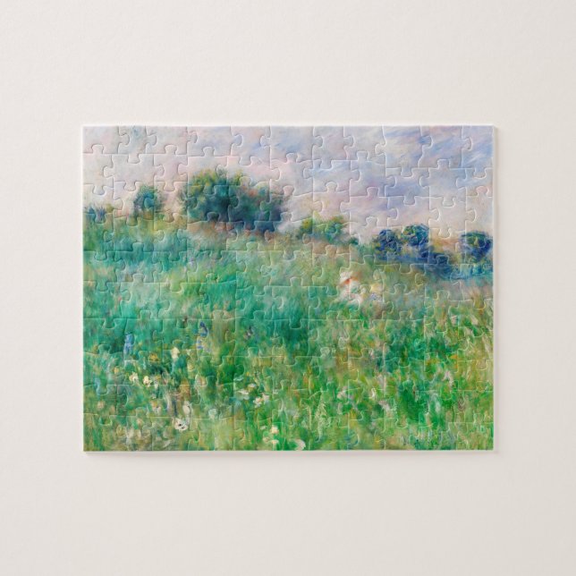 Quebra-cabeça Meadow por Auguste Renoir Green Woman Child (Horizontal)