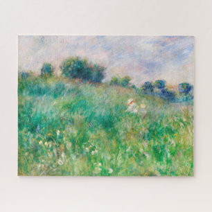 Quebra-cabeça Meadow por Auguste Renoir Green Woman Child